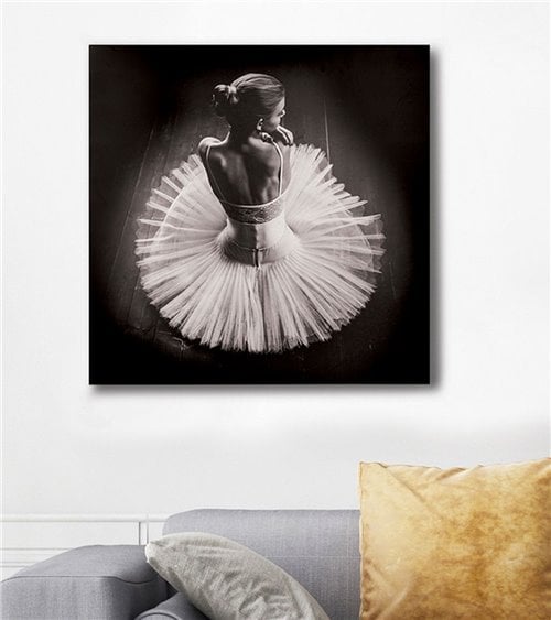 Cuadro Lienzo con Bailarina Sentada