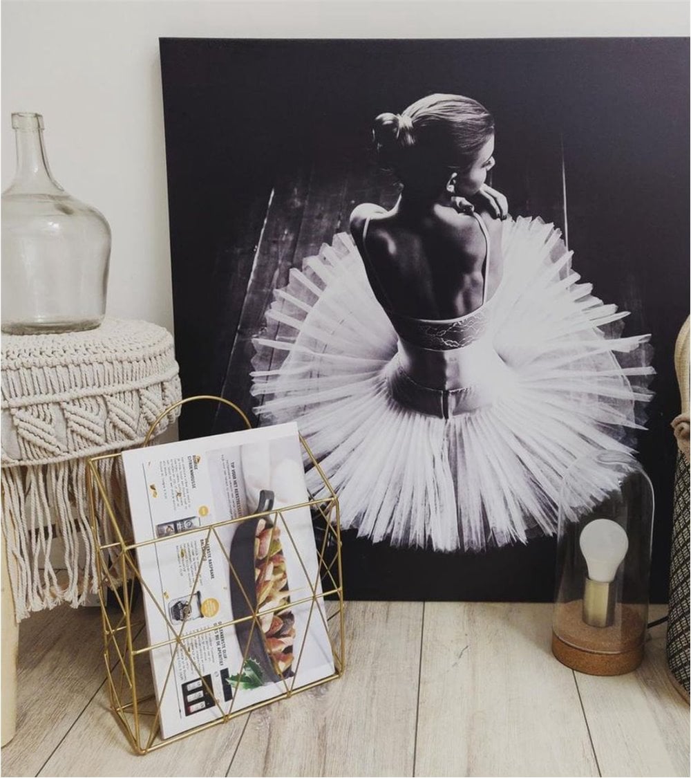 Cuadro Lienzo con Bailarina Sentada