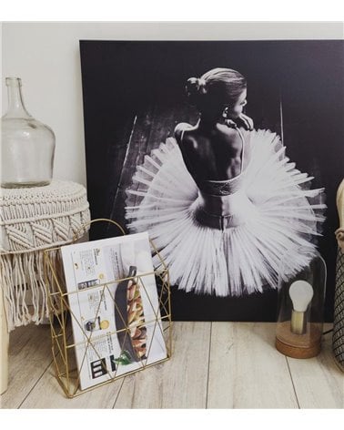 Cuadro Lienzo con Bailarina Sentada