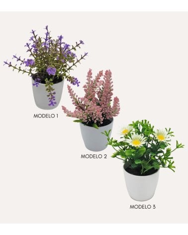 Mini Flores Decorativas con Aspecto Realista