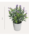 Lavanda Silvestre Decorativa en Maceta de Aspecto Realista