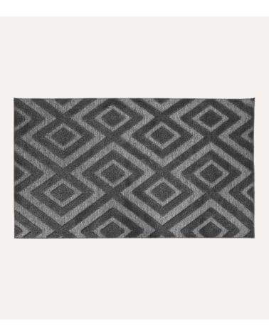 Alfombra Rombos Grises de Poliéster