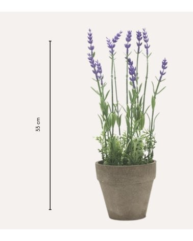 Lavanda Decorativa de Aspecto Realista