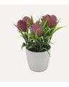 Planta Piña Lavanda Decorativa de Aspecto Realista