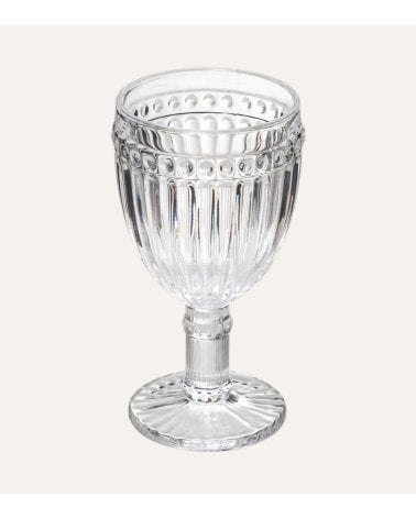 Set de 6 Copas de Vino Mona de Cristal Tallado