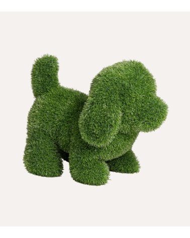 Figura de Perro Decorativo de Cesped Artificial
