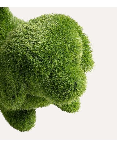 Figura de Perro Decorativo de Cesped Artificial