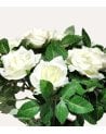 Rosal Blanco Decorativo en Maceta de Aspecto Realista