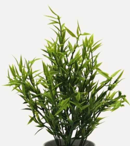 Bambú Decorativo Terracota en Maceta de Aspecto Realista