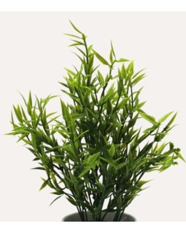 Bambú Decorativo Terracota en Maceta de Aspecto Realista