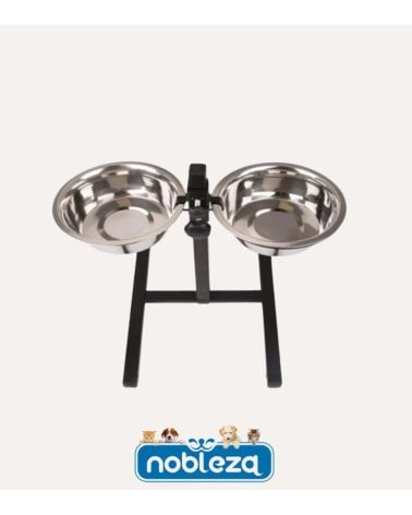 Comedero Elevado Doble para Perros