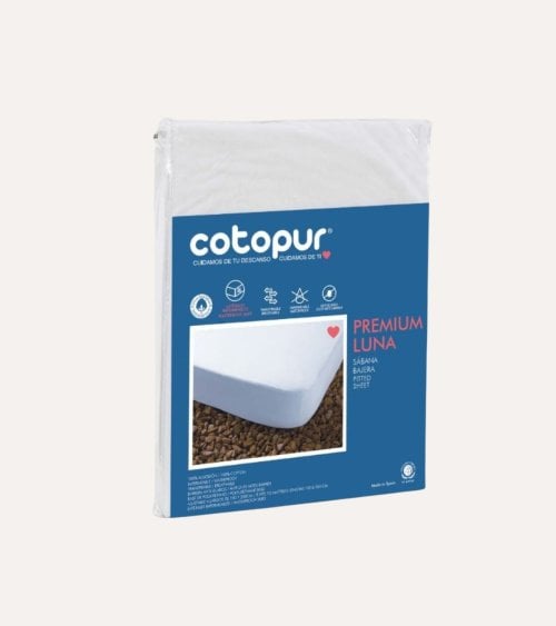Protector de Colchón LUNA, Impermeable 100% Algodón Premium