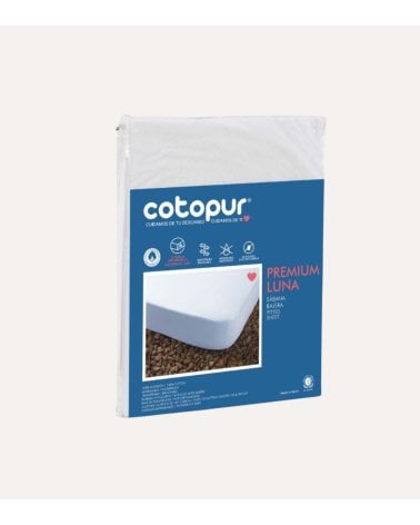 Protector de Colchón LUNA, Impermeable 100% Algodón Premium