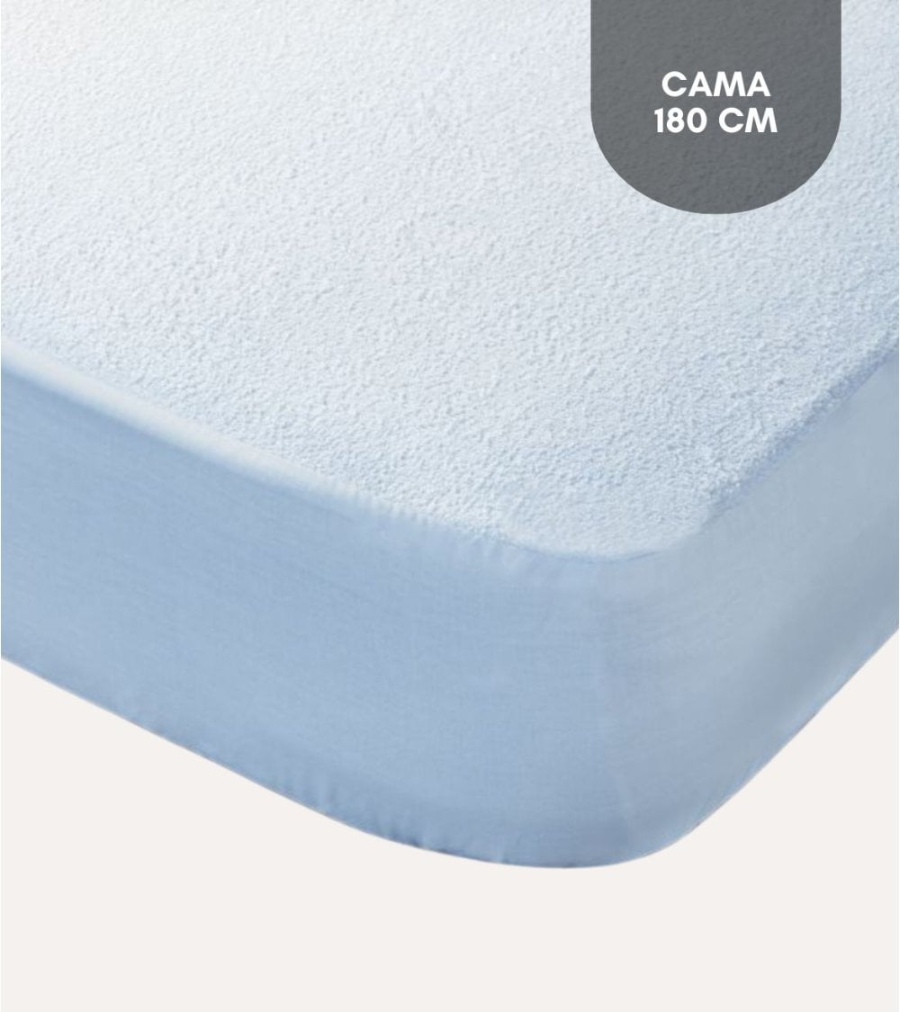 Protector de Colchón NUBE de Rizo Impermeable 100% Poliéster