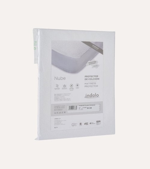 Protector de Colchón NUBE de Rizo Impermeable 100% Poliéster