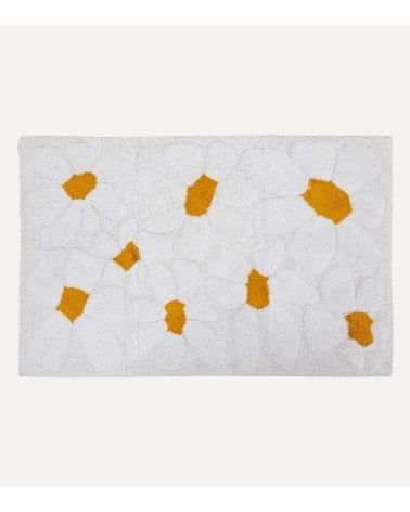 Alfombra Daisy Doble Tejido Tufteado de Algodón