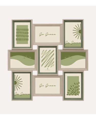 Marco de Fotos Múltiple Amelia de MDF