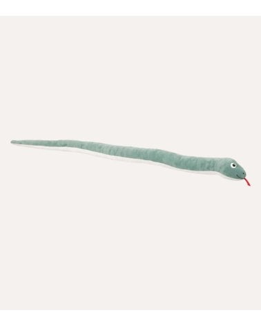 Serpiente Verde de Peluche Larga