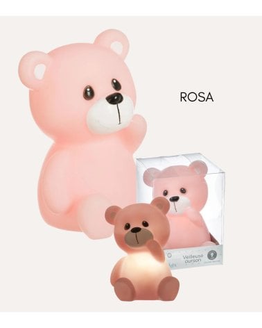 Lámpara de Mesa Infantil de Osito para Luz de Noche
