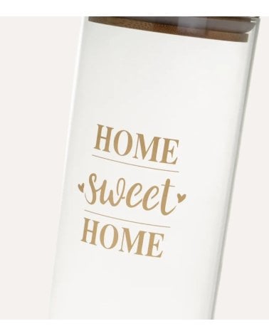 Tarro Hogar con Tapa de Bambú para Ordenación de Cocina