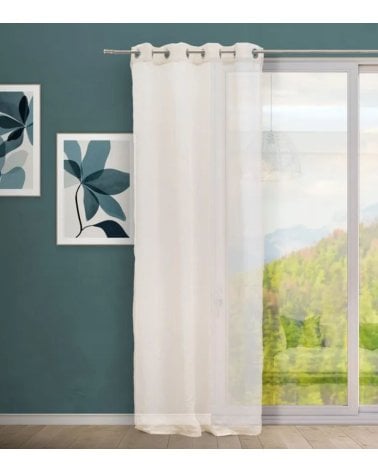 Visillo Sand de Poliéster y Lino