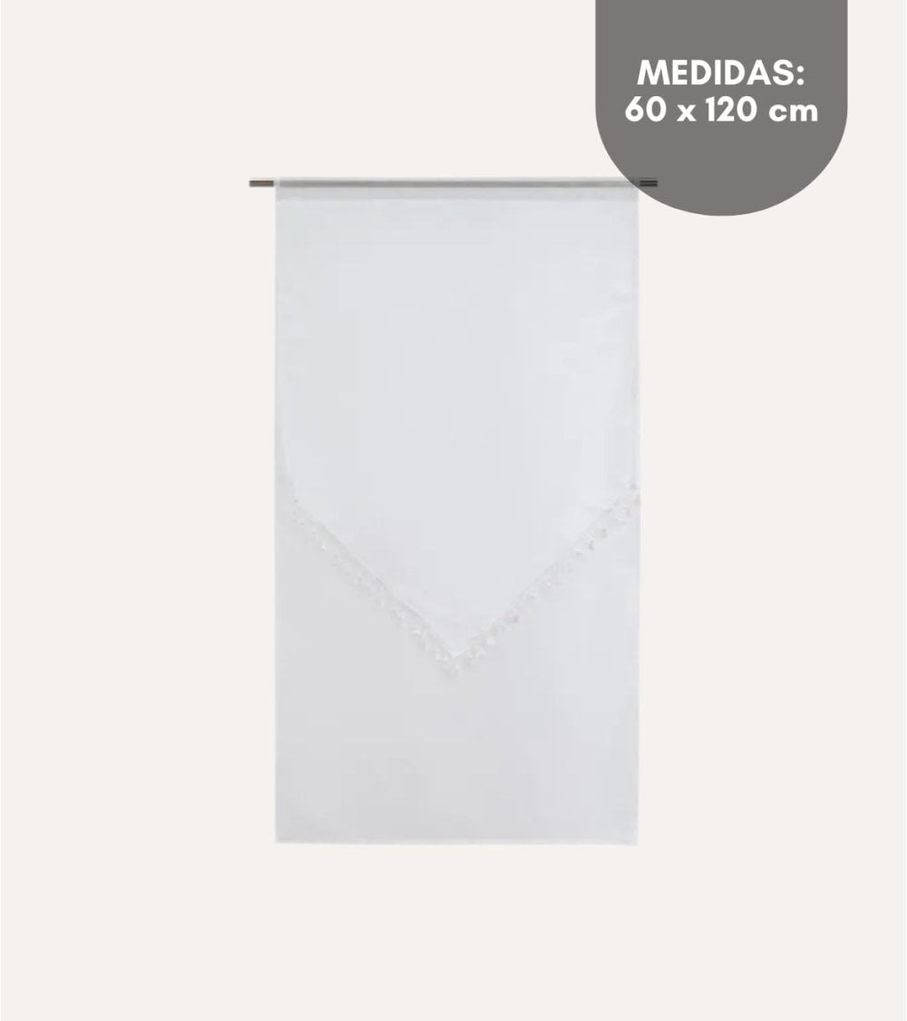 Visillo Doble Capa Voile de Poliéster