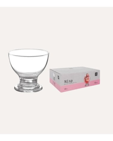 Set de 6 Copas de Helado Nisp de Cristal