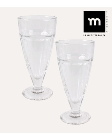 Set de 2 Copas de Helado Jerry de Cristal