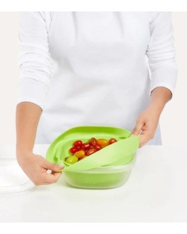 Colador 3 en 1 con Fiambrera y Tapa de Silicona de Platino