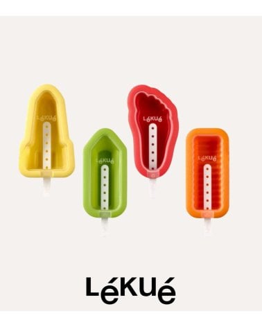 Set de 4 Moldes para Helado Icónicos