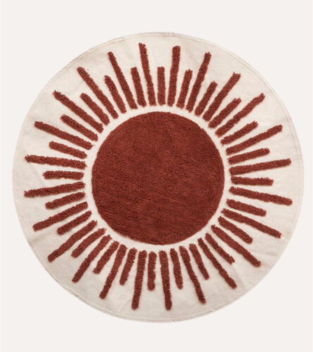 Alfombra Redonda con Motivos Alicante