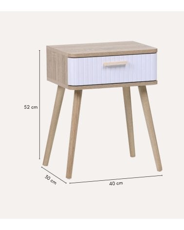 Mesita de Noche Tania con Cajón