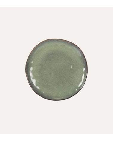Plato de Pan Macarella Verde de Cerámica