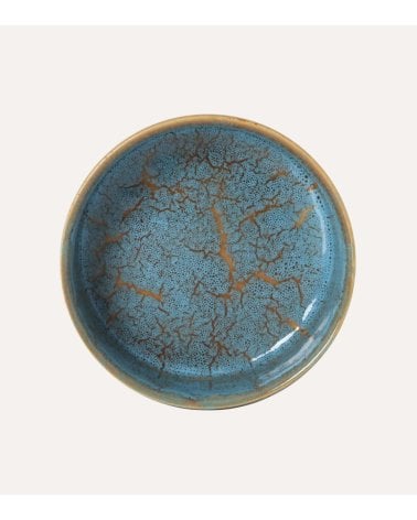 Cuenco Scratch Blue de Porcelana