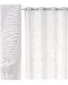 Cortina Blanca con Hojas 140x260 cm Hoya