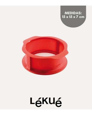 Molde Redondo Duo Desmontable con Plato de Cerámica