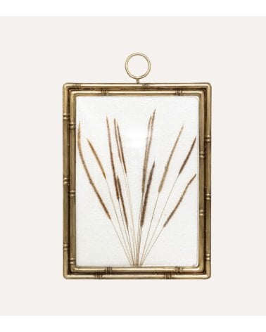 Marco Curvo Hierbas Secas Jonas de Acero y MDF