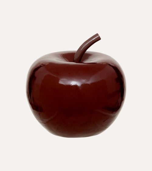 Manzana Decorativa Glossy de Poliresina