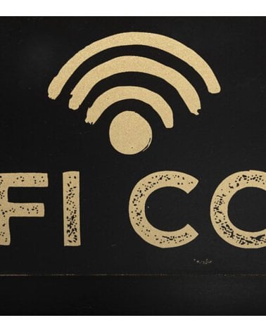 Tablero de Notas Pizarra Wifi Fabio de MDF