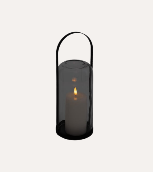 Linterna LED Jako de Cristal y Metal