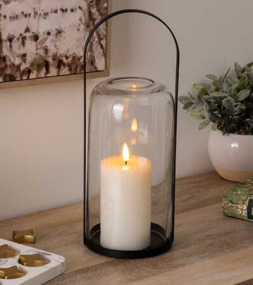 Linterna LED Jako de Cristal y Metal
