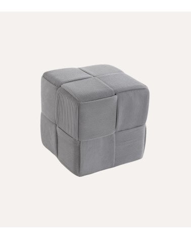 Puff Cuadrado Corduroy de Algodón