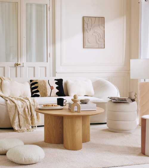 Puff Sinan Terciopelo de MDF y Espuma de Poliuretano