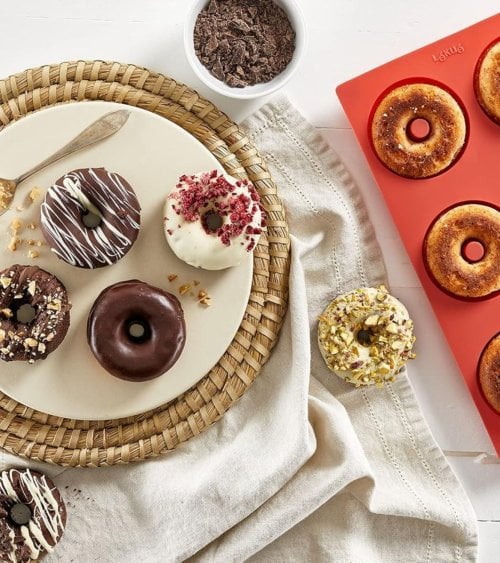 Molde para Donuts de Silicona de Platino