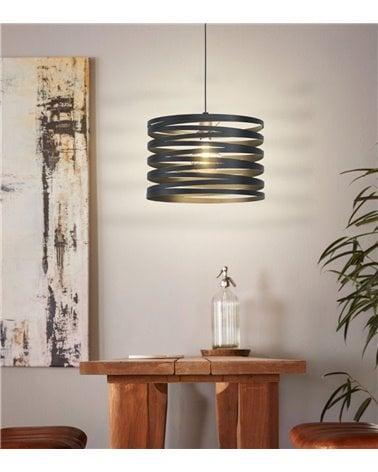 Lámpara de Techo con Pantalla Metálica Cremella