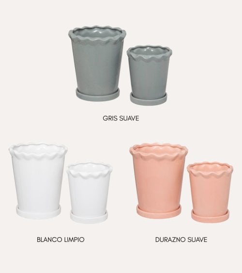 Maceta Wild Romance de Dolomita