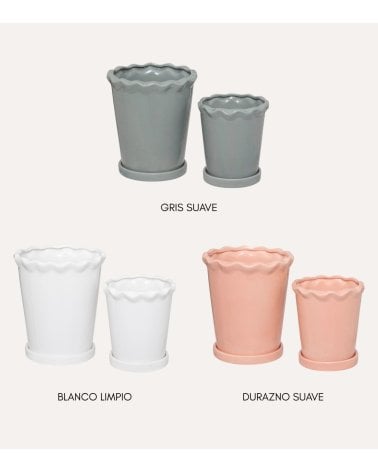 Maceta Wild Romance de Dolomita