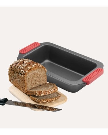 Molde para Pan Antiadherente de Acero y Silicona de Platino