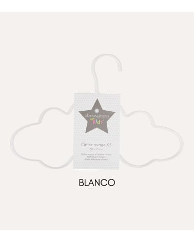 Set de 3 Perchas Nube Nuage de Metal