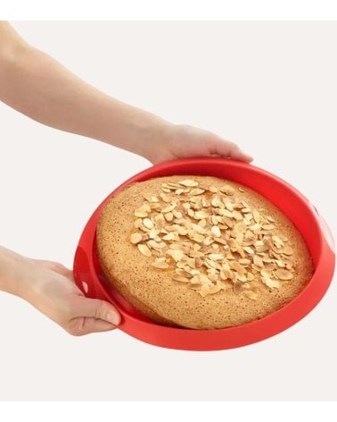 Molde Redondo Rojo de Silicona Platino